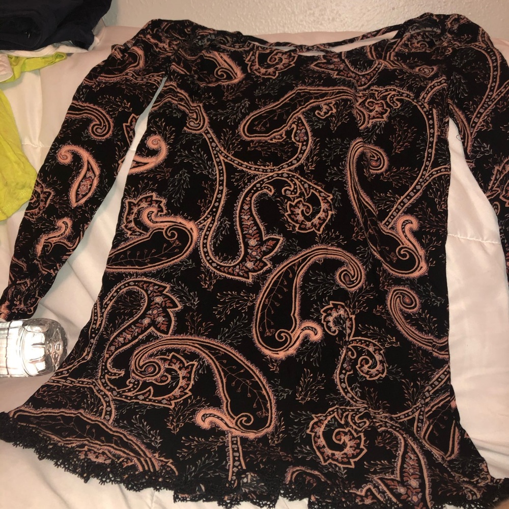 Paisley mini dress
